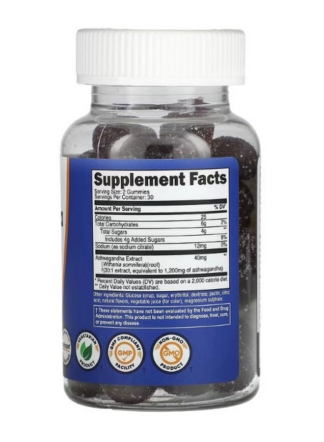 Nutricost Ashwagandha Gummies Mixed Berry 1200 Mg 60 Gummies 600 Mg Per Gummy - Image 2