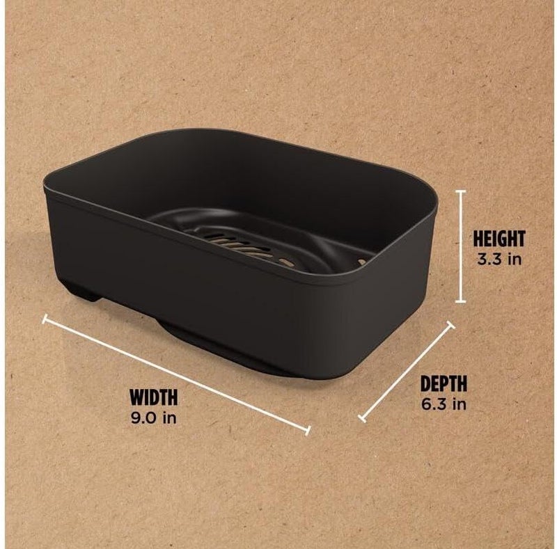 Ninja XSKCRSPBKT Woodfire Combo Crisper Basket 25Quart Capacity Compatible with Ninja Woodfire Grills OG700 series Nonstick Black - Image 3