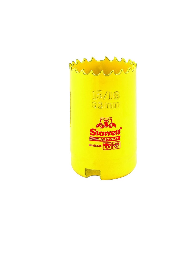 Starrett FCH0156-G HSS FASTCUT HOLESAW 1-5/16" (33MM) - Image 2