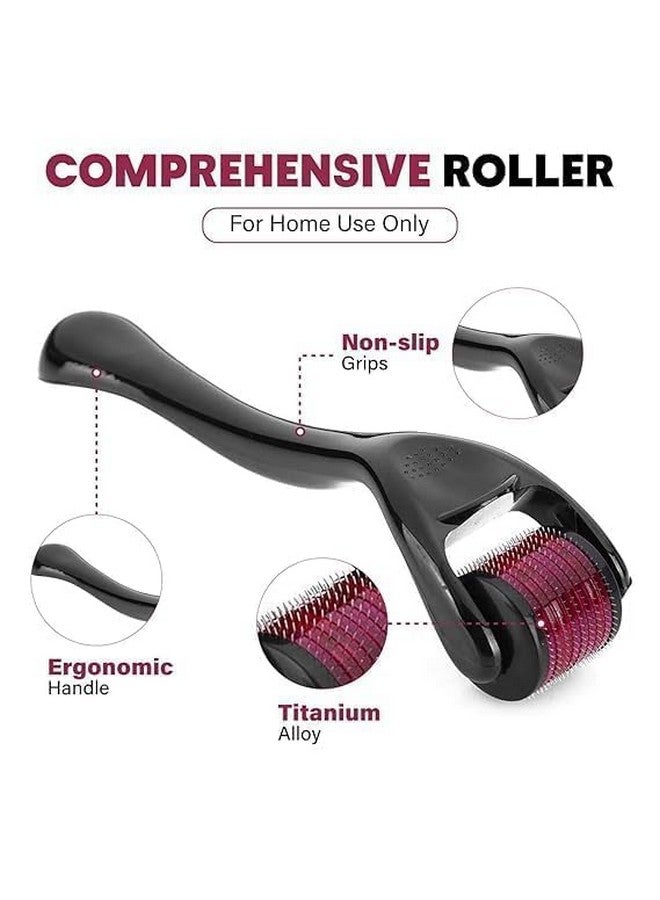 Pristar Derma Roller For Hair Growth 0.5 mm With 540 Stainless Steel Needles | Repairs Damaged Hair, Activates Hair Follicles | Reduces Acne Scars | Safe & Effective To Use - Image 5