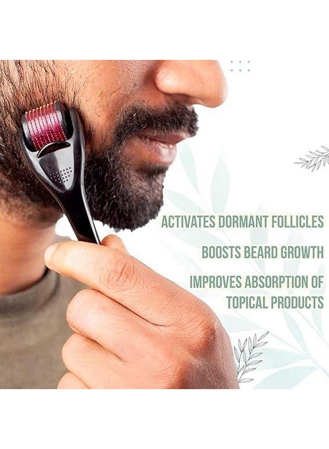 Pristar Derma Roller For Hair Growth 0.5 mm With 540 Stainless Steel Needles | Repairs Damaged Hair, Activates Hair Follicles | Reduces Acne Scars | Safe & Effective To Use - Image 3