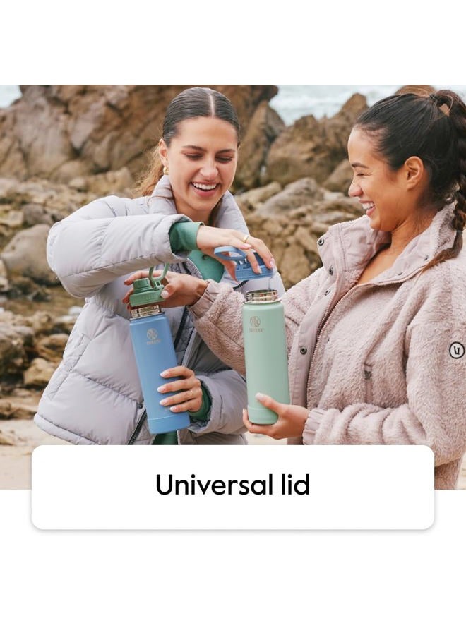 Takeya TAKEYA Actives 40 oz Vacuum Insulated Stainless Steel Water Bottle with Spout Lid, Premium Quality, Arctic  - Image 4