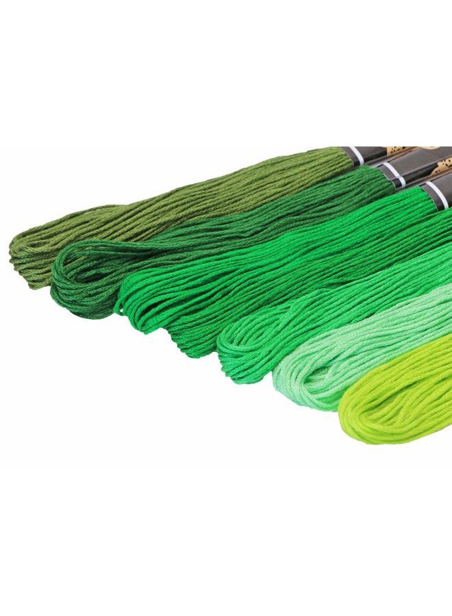 Mini Skater Rainbow Color Embroidery Floss Sewing Threads Soft Cotton Cross Stitch Floss Threads for Art Crafts Projects Gift Bracelet Strings (50 Colors) - Image 4