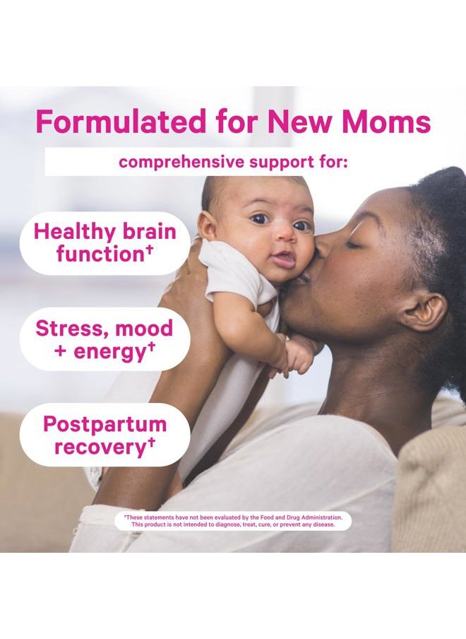 Pink Stork - Total Postnatal Vitamin Gummies - Multivitamin for Postpartum Recovery and Lactation Support - Folic Acid, B6, & Vitamin C - Breastfeeding Essentials - 60 Gummy Vitamins - Image 1