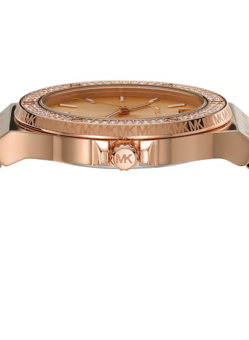 ام كي ساعة نسائية لينوكس روز جولد MK7336 - Image 4
