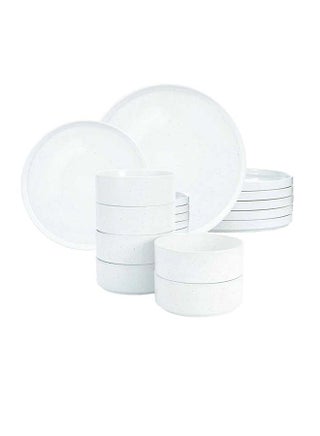 Nebula 18 Piece Stoneware Dinnerware Set Set for 6, Scratch Resistant, Microwave & Dishwasher Safe, White - pzsku/ZB21731AEE2288AF41041Z/45/1751366036/ad89247c-3d7c-4c1b-b7e8-0756306f2383