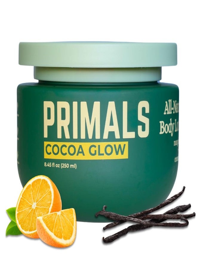 PRIMALS All Natural Body Lotion - Cocoa Butter & Mango Butter - 100% Naturally Derived Ingredients - Alcohol Free, Artificial Fragrance Free, Paraben Free, Petroleum Derivative Free - 8.45 oz - Image 1