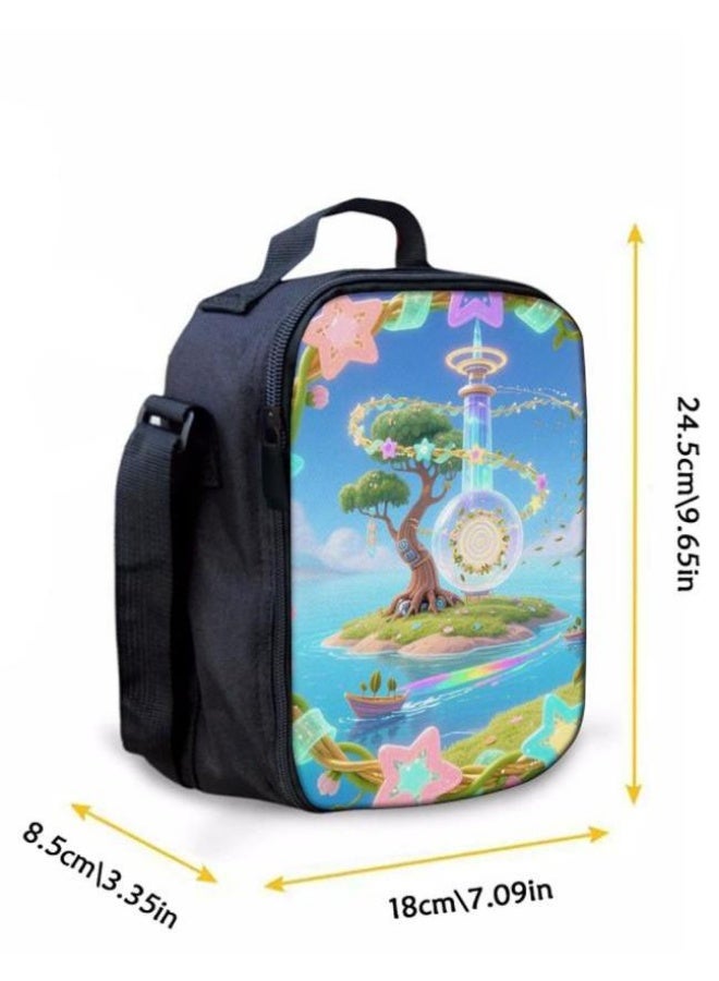 Bright Li Fire Backpacks + handbags + stationery bags | Back-to-school season/festival gifts | Cartoon bag three-piece set, easy to deal with various occasions (available for students, children, friends outings, mountain climbing, school, etc.) - 1 - Image 4