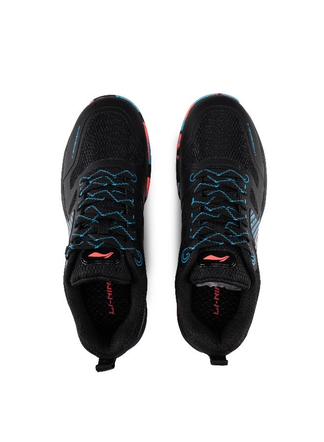 Li-Ning Lining Hypersonic III Badminton Shoes Unisex-adult Non Marking Lightweight & Durable (Black/Blue/Orange EUR-42) 6937461102315 - Image 5