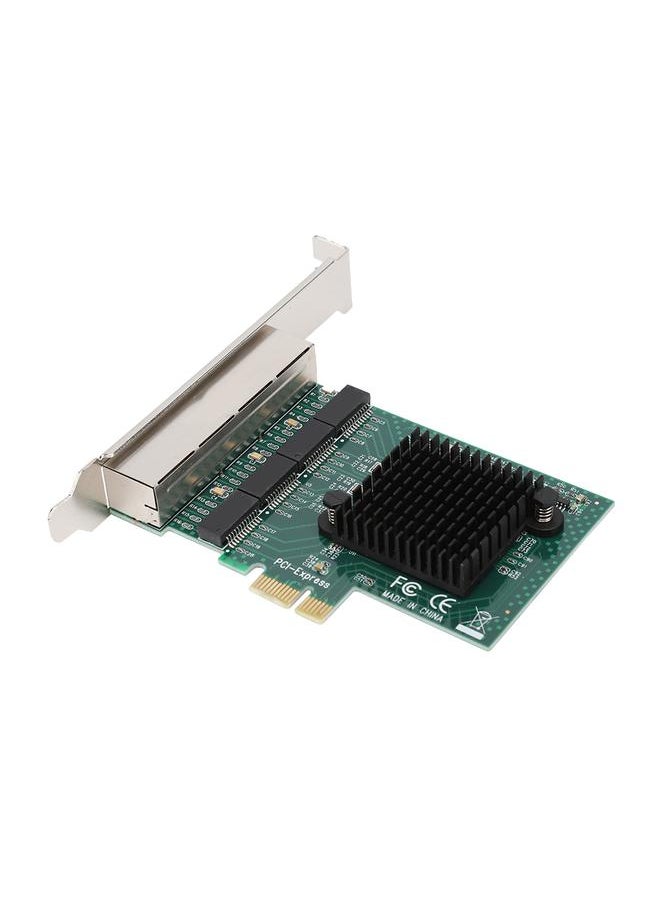 Thoraya 8104-T4 PCI-E 4 Port GigabiT network Card Server 4*RTL8111G Main Control Chip  - Image 4