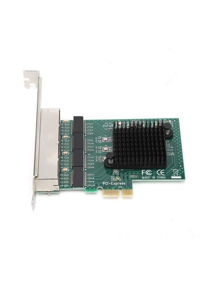 Thoraya 8104-T4 PCI-E 4 Port GigabiT network Card Server 4*RTL8111G Main Control Chip  - Image 2