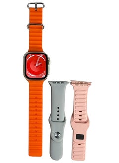 KEQIWEAR Smart Watch KW5 Ultra2 , 3 IN 1 With Health Fitness Tracker Sport Watch, 3 addition Replacement Band 49MM-Multicolour  - Image 2