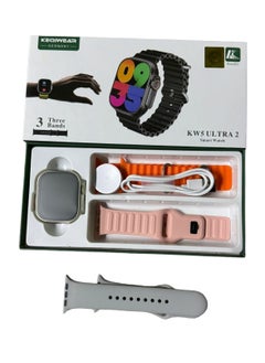 KEQIWEAR Smart Watch KW5 Ultra2 , 3 IN 1 With Health Fitness Tracker Sport Watch, 3 addition Replacement Band 49MM-Multicolour  - Image 3