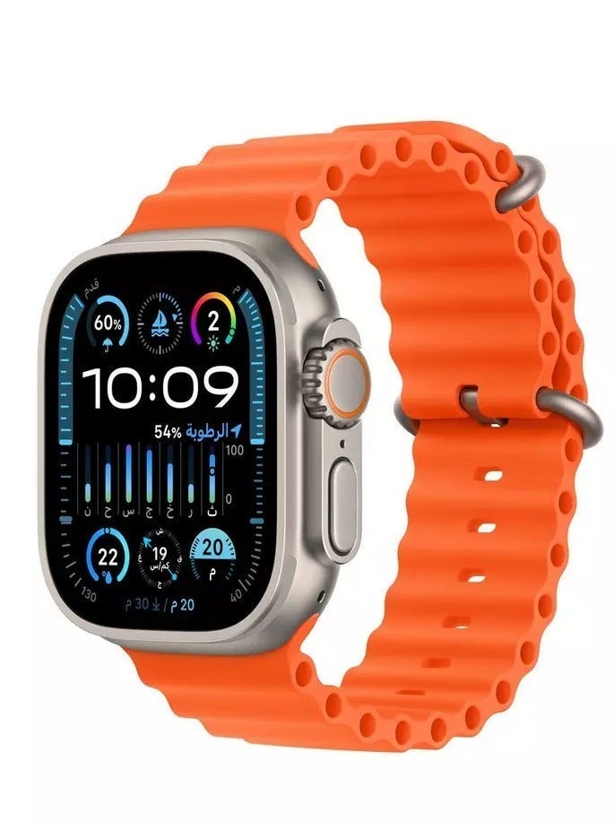 Smart Watch Ultra4 , 7+1 With Health Fitness Tracker Sport Watch, 7 addition Replacement Band 49MM-Multicolour - Image 2