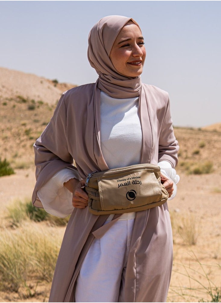 Hilalful HilalFul Hajj & Umrah Waist Bag | Crossbody Belt | For Men, Women, Unisex | For Comfort Travel | Adjustable Polyester Strap | Nylon Bag | Breathable Mesh | Water Resistant  - Image 5