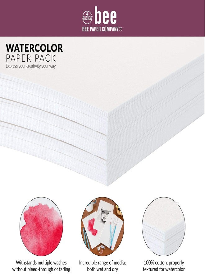 Bee Paper Company Bee Paper 6" x 9" Watercolor Paper Pack, 50 Sheets - Image 4