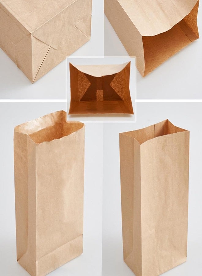 Perfect Stix 4lb Brown Paper Lunch Bags - Pack of 50ct, Disposable, Fold Top Closure - Image 5