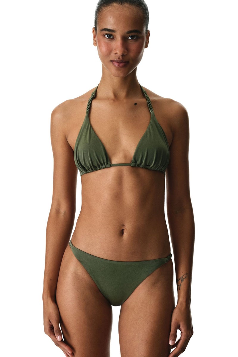 PENTI Marcelina Side Shimmery Mid-Waist Bikini Bottoms - Image 4