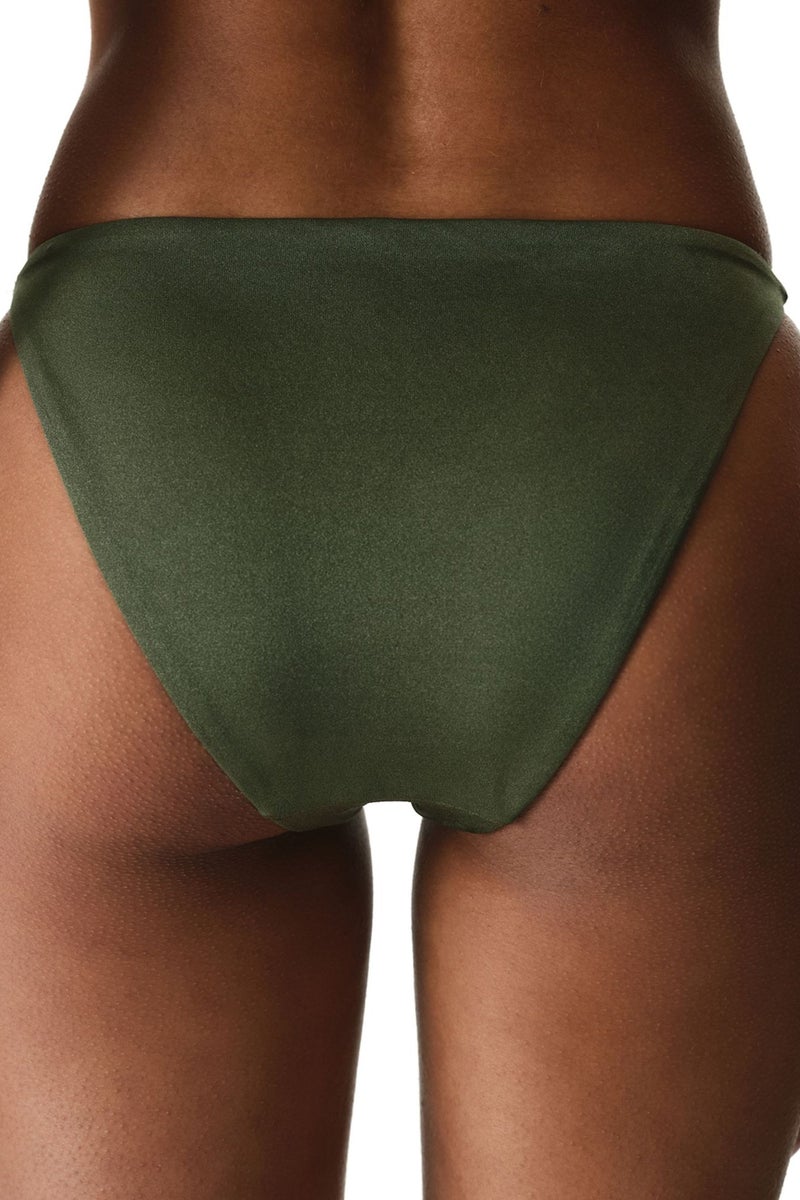 PENTI Marcelina Side Shimmery Mid-Waist Bikini Bottoms - Image 2