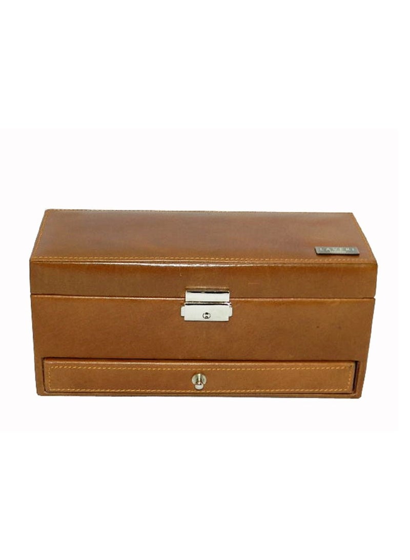 LAVERI LEATHER Laveri Genuine Leather Designer New Collection 04 Watch Case And Jewellery Box  - Image 3