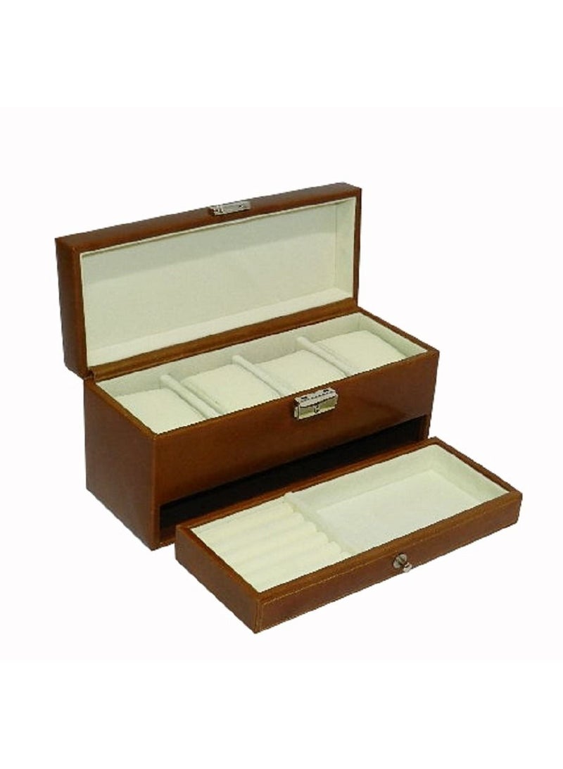 LAVERI LEATHER Laveri Genuine Leather Designer New Collection 04 Watch Case And Jewellery Box  - Image 4