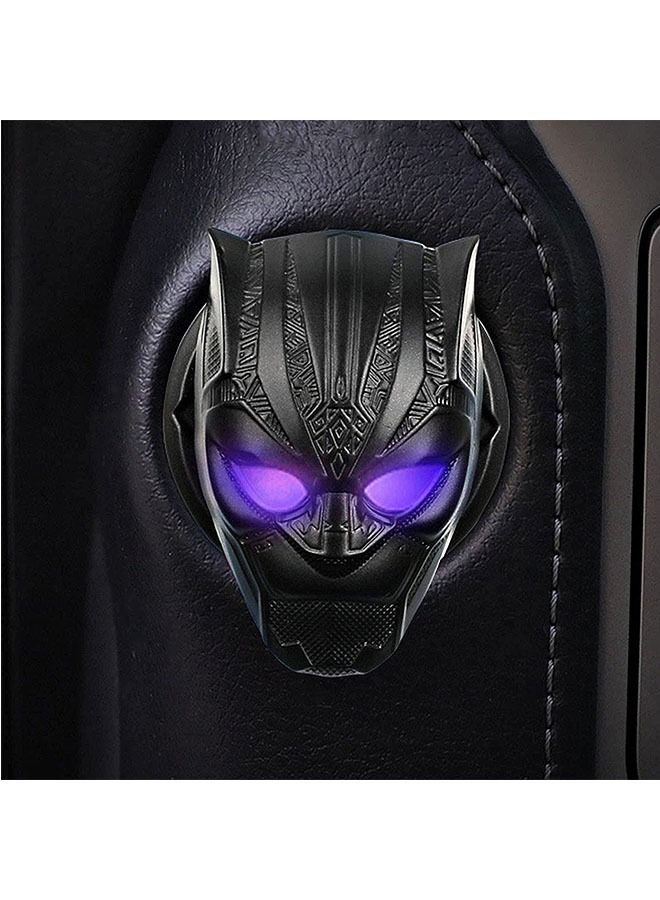 Ant Black Panther Car Ignition Button Cover，Car Start and Stop Button Decoration Ring，Anti-Scratch car Button Decoration Ring，Panther Push Start Button Cover，Black  - Image 4