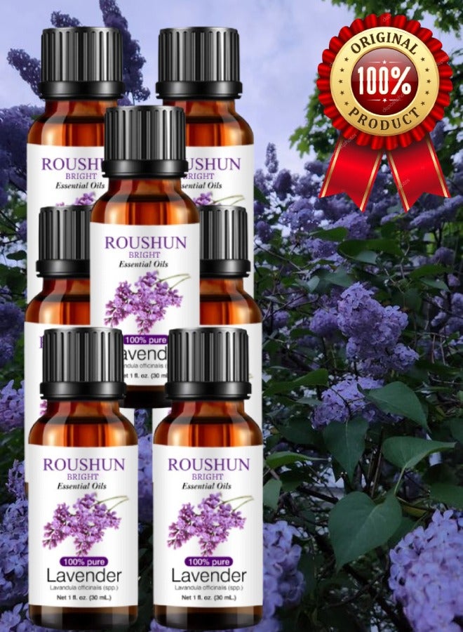 ROUSHUN 7 Pieces Lavender Essential Oil 30ML - Image 1