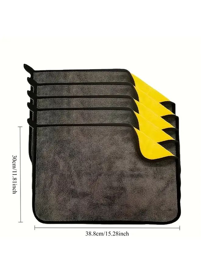 Ultrasoft Microfiber Towels 2pcs for Car Cleaning Plush Highly Absorbent No Lint Effective for Drying And Cleaning - Image 2