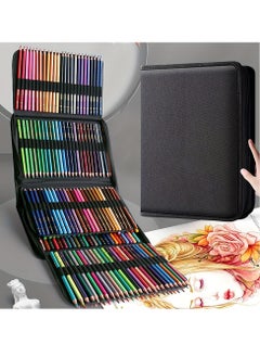 Hihonor Premium Colored Pencil Set with Portable Case, 120/200 Vibrant, Pigments for Artists and Hobbyists, Ergonomic, Break Resistant Cores for Sketching, Drawing and Adult Coloring  - Image 1