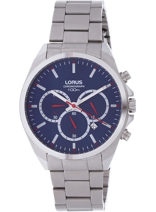 لوراس ساعة رياضية للرجال انالوج بعقارب ستانلس ستيل Rt363Gx9 - Image 1