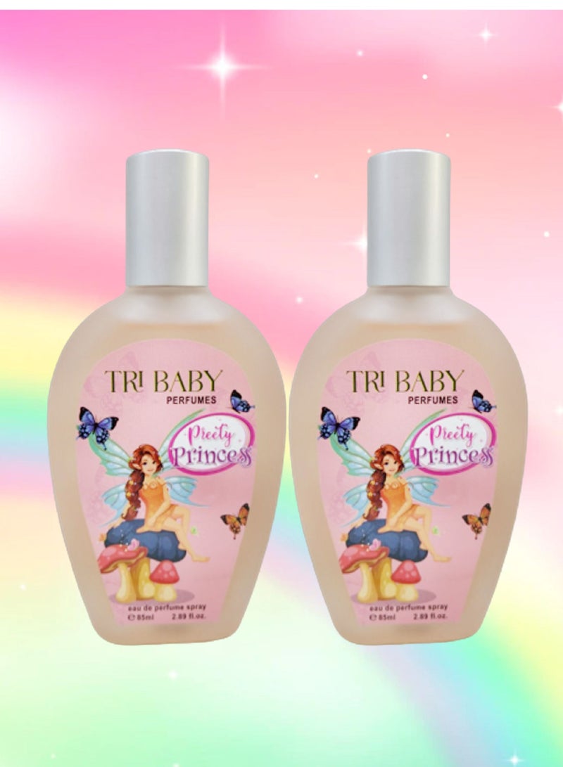 Princess 2 Pieces Tri Baby Princess Perfume 85 Ml EDP - Image 1