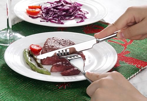 Artaste Rain II Forged 18/10 Stainless Steel (Stainless Steel (Set of 12), Dinner Knife (9.5-Inch)) - Image 4