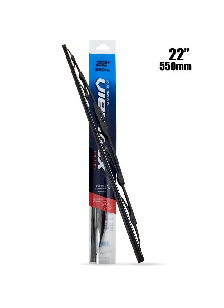 Viewmax Windshield Car Wiper Blades Powerful Performance Conventional Wiper Blades 22 550mm  - Image 1