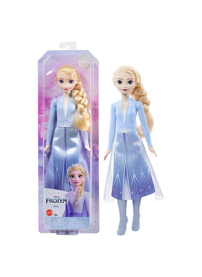 Disney Princess - دمى الموضة المجمدة الأساسية - إلسا 2 مظهر السفر - Image 1
