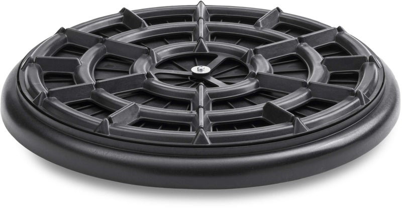 Bosmere S41610 Down Under Plant Turner, Heavy-Duty Rotating Plant Stand, Protects Decks, Wood Floors, Carpet, Tile, 250lbs Capacity, 16-Inch, Black - Image 3