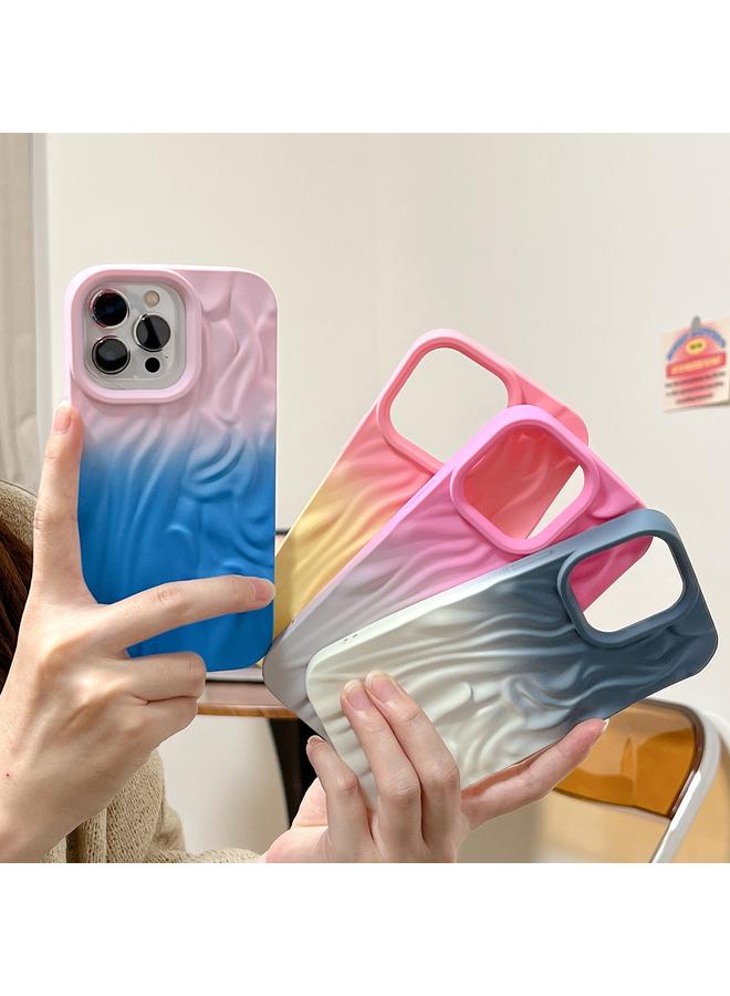 زبون جراب لهاتف iPhone 12 مصنوع من مادة TPU غير لامعة وملمس الجلد المتدرج - Image 3