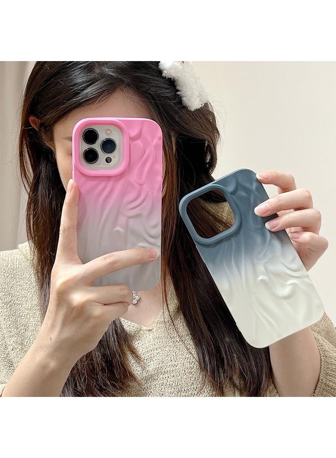 زبون جراب لهاتف iPhone 12 مصنوع من مادة TPU غير لامعة وملمس الجلد المتدرج - Image 5