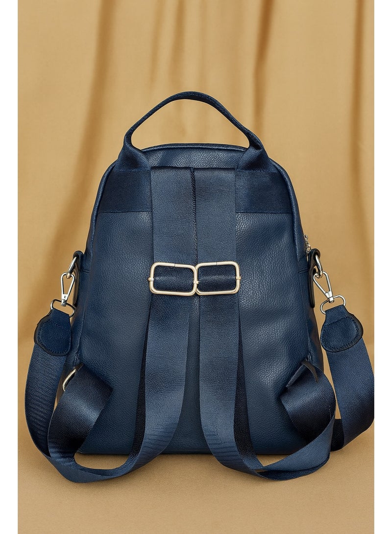 Women’s Leather Backpack for Daily Use – Practical Multi-Pocket Design - Image 4