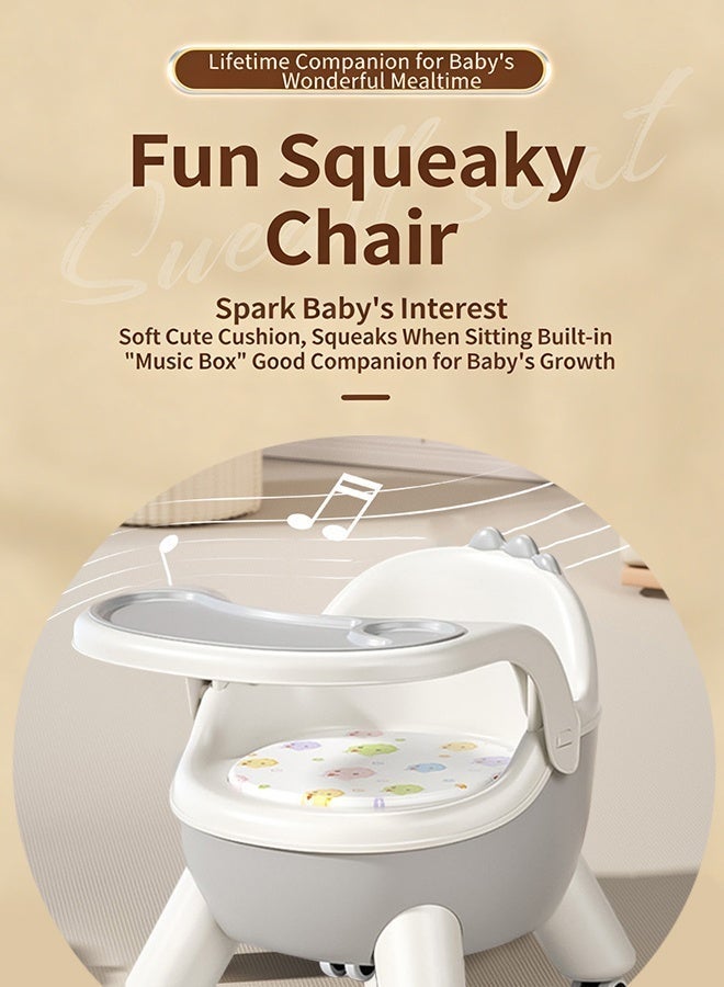 Yoyula Baby dining chair, baby learning to eat seat, feeding chair with tray, suitable for learning to sit, removable dining chair, baby feeding chair - Image 2