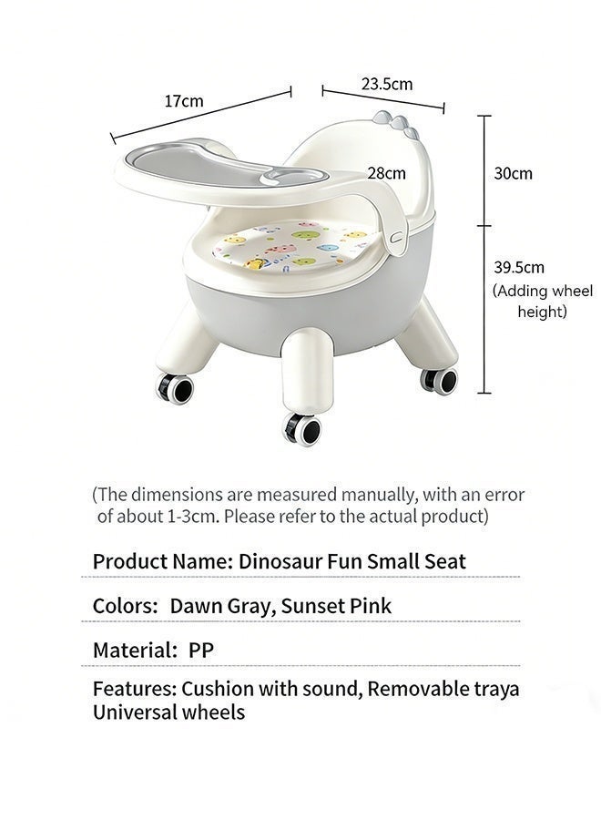 Yoyula Baby dining chair, baby learning to eat seat, feeding chair with tray, suitable for learning to sit, removable dining chair, baby feeding chair - Image 4