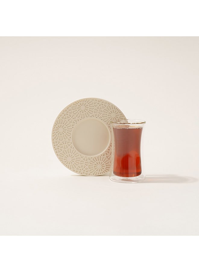 Dallaty 12 Pcs Tea Set White - Image 1