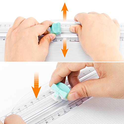 Ecraft Paper Trimmer Replacement Blades: Automatic Security Safeguard Paper Cutter Blade Refills Mint Green (4 Pack)… - Image 5