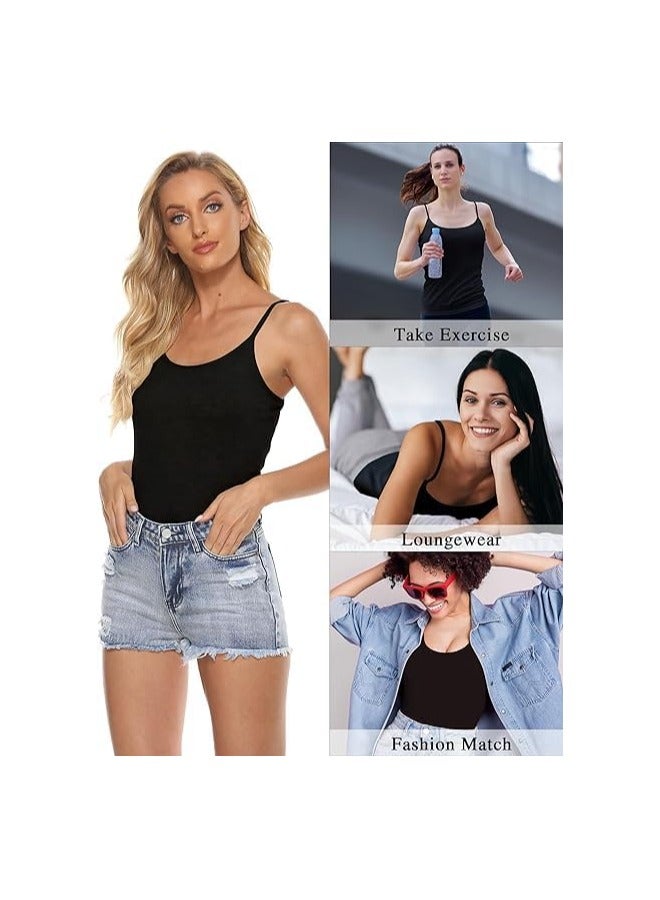 DeloPik Lolitam 3 Pcs Womens Camisole Tank Top, Cotton Camisoles Lace Plain Ladies Undershirts turkey(size:XL) - Image 3