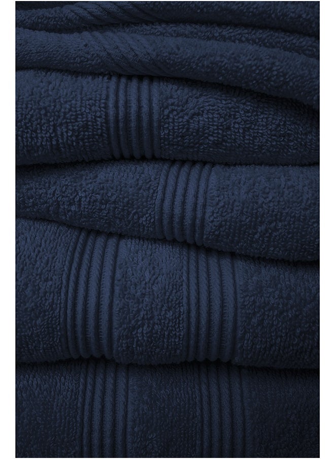 La'Marvel 8 Pieces Set by La'Marvel Estate Blue 550 GSM 100% Cotton Luxury Home Towels  - Image 5