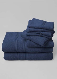 La'Marvel 8 Pieces Set by La'Marvel Estate Blue 550 GSM 100% Cotton Luxury Home Towels  - Image 4
