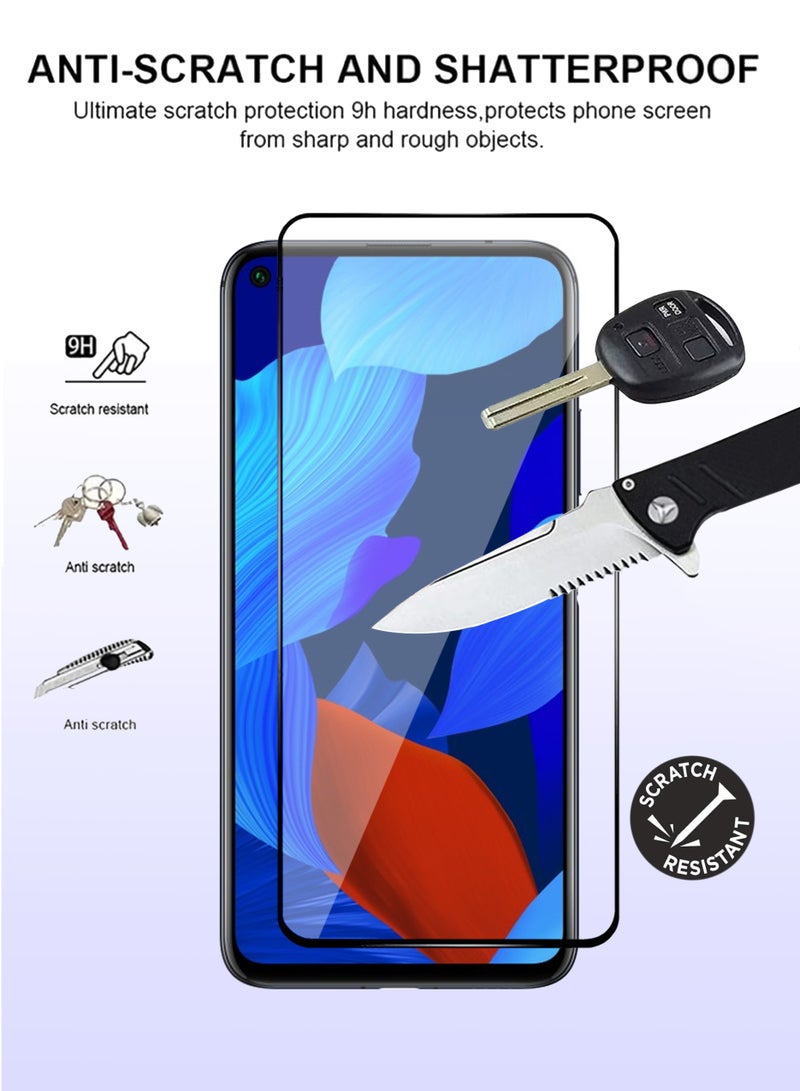 Huawei Nova 5T Screen Protector - Premium Full Screen Tempered Glass For Huawei Nova 5T , High Transparency, Delicate Touch, Anti-Explosion, Smooth Arc Edges, Easy Installation - Image 2