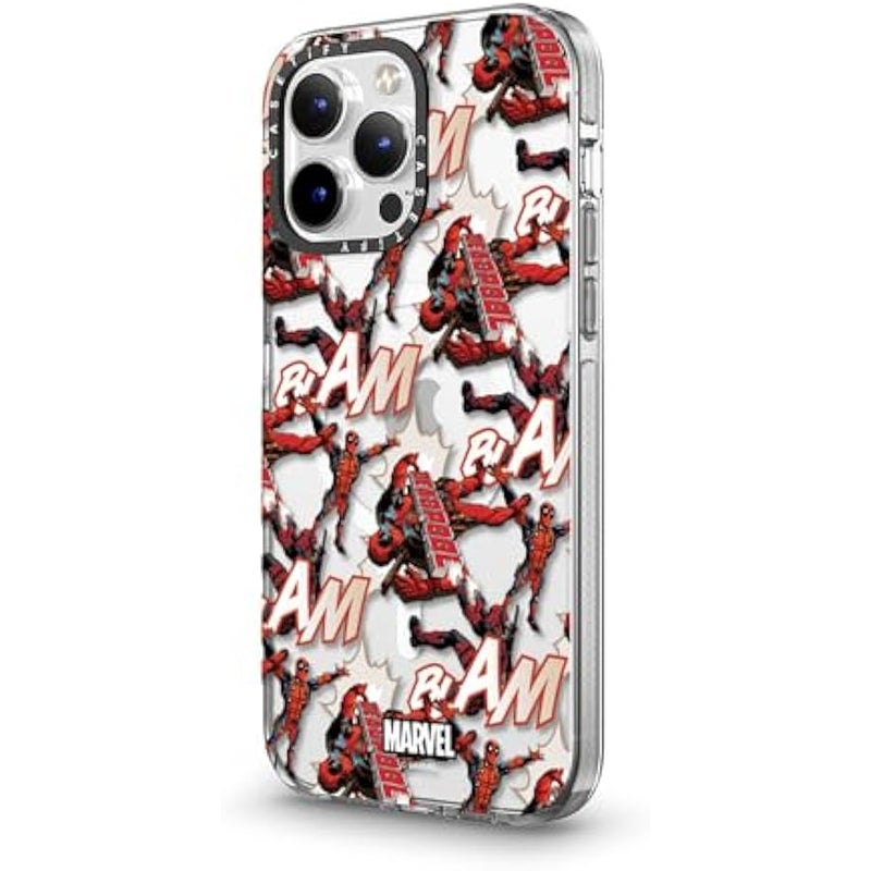 Casetify Clear iPhone 14 Pro Max Case 【Deadpool & Wolverine Co-Lab/Not Yellowing / 6.6ft Drop Protection/Magsafe】 - Deadpool Pattern Case - Clear - Image 5