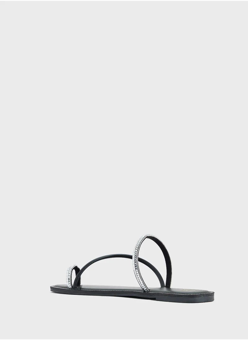 ELLA Toe Post Flat Sandal