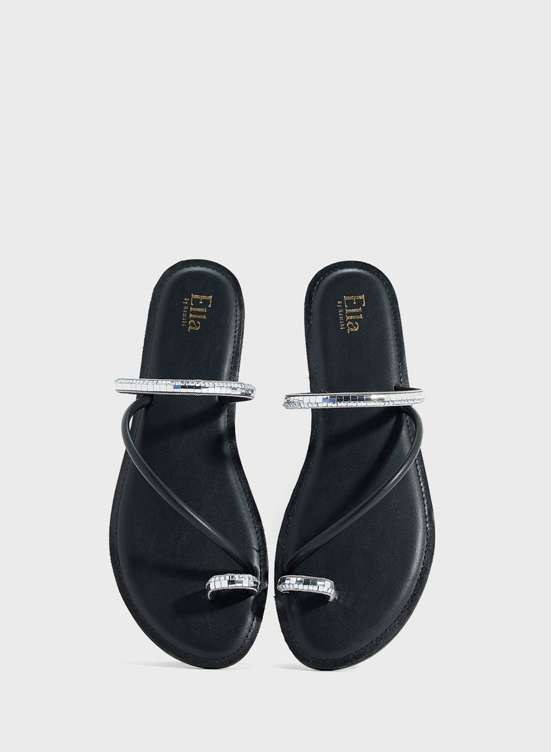 ELLA Toe Post Flat Sandal  - Image 4