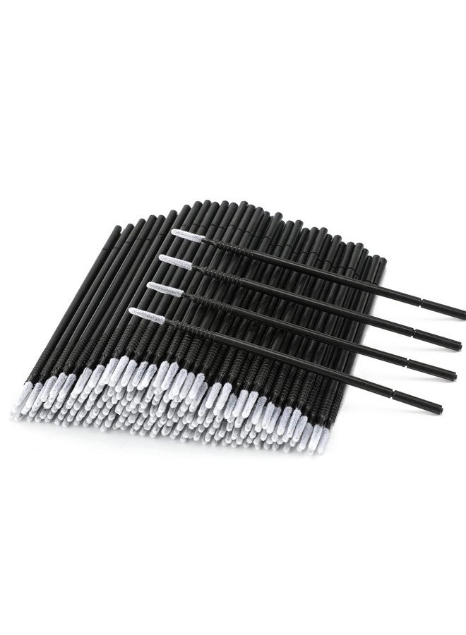 g2plus 200Pcs Excellent Micro Brusheshighend Microswabs For Eyelash Extensions Micro Applicator Brush For Makeup And Personal Care (Black) - Image 1